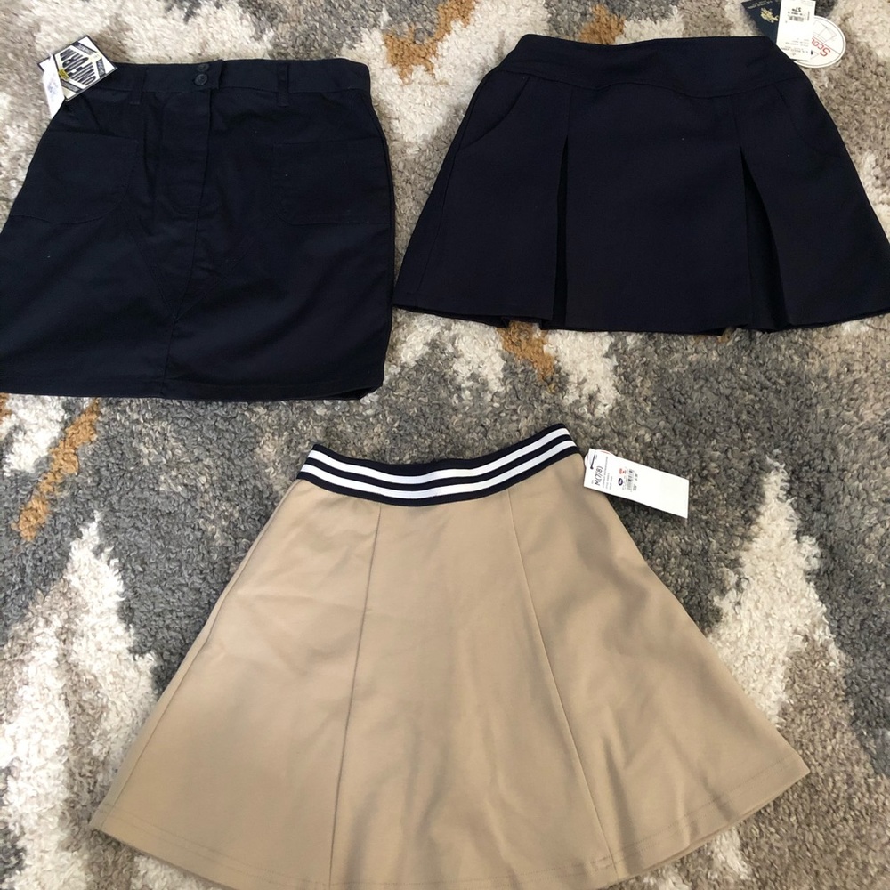 Girls uniform skirts